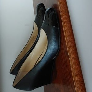 ADRIENNE VITTADINI Leather Wedge heels 9.5
